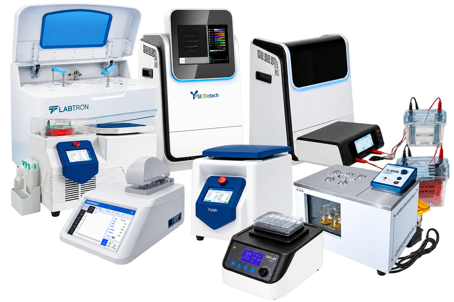 Swarna laboratory and medical equipment line-up